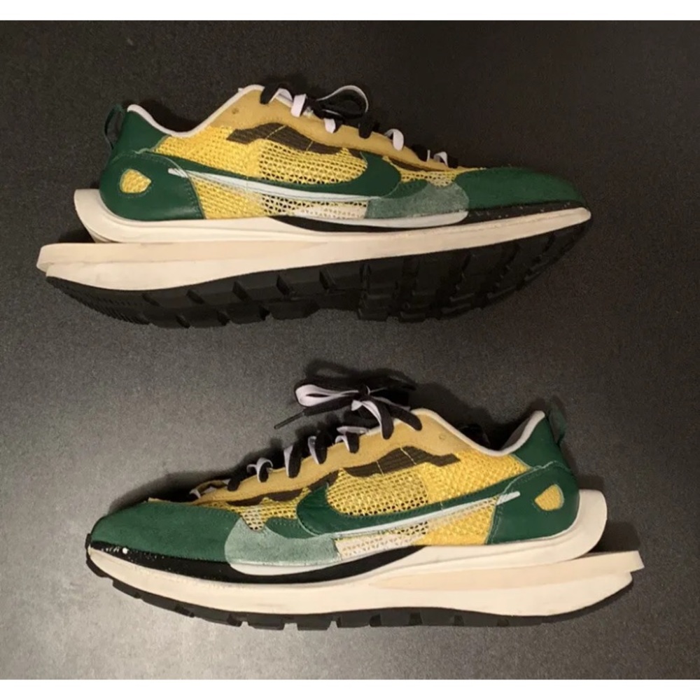 Nike Vaporwaffle Sacai Tour Yellow Stadium Green CV1363-700 Men’s Size 14 - Picture 2 of 7